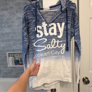 Stay Salty Beach Knit Hoodie
